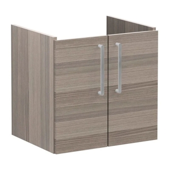 Vitra Root Flat Wall Hung 2-Door Vanity Unit with Basin 600mm Wide | Product Image