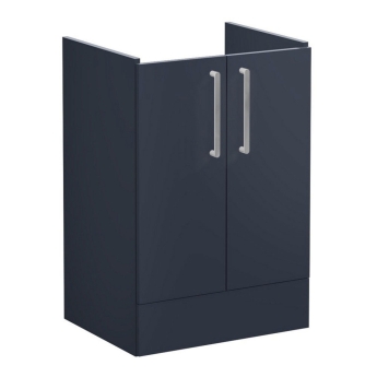 Vitra Root Flat Floor Standing 2-Door Vanity Unit with Basin 600mm Wide | Product Image