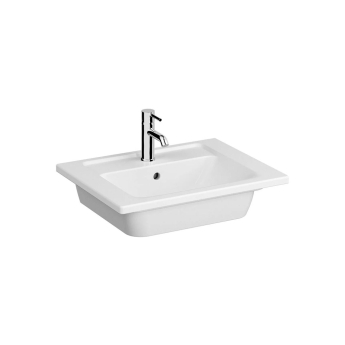 Vitra Root Flat Wall Hung 2-Drawer Vanity Unit with Basin 600mm Wide | Product Image