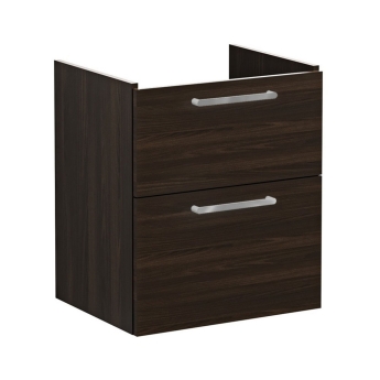 Vitra Root Flat Wall Hung 2-Drawer Vanity Unit with Basin 600mm Wide | Product Image