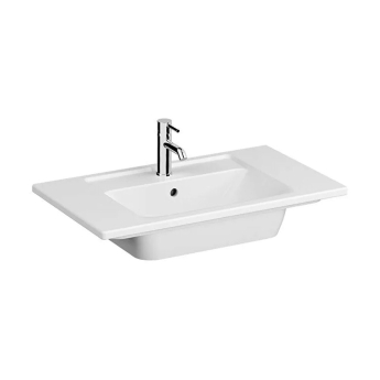 Vitra Root Flat Wall Hung 2-Drawer Vanity Unit with Basin 800mm Wide | Product Image