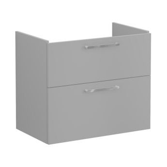 Vitra Root Flat Wall Hung 2-Drawer Vanity Unit with Basin 800mm Wide | Product Image