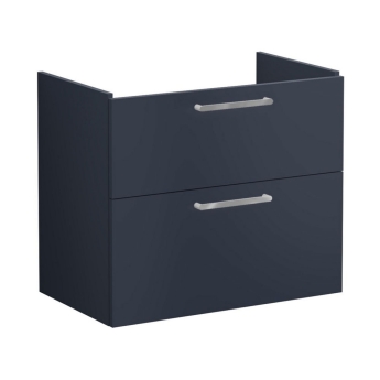 Vitra Root Flat Wall Hung 2-Drawer Vanity Unit with Basin 800mm Wide | Product Image