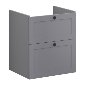 Vitra Root Classic Wall Hung 2-Drawer Vanity Unit with Basin 600mm Wide | Product Image