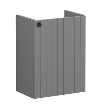 Vitra Root Groove Compact Wall Hung 1-Door Vanity Unit with Basin 450mm Wide | Product Image