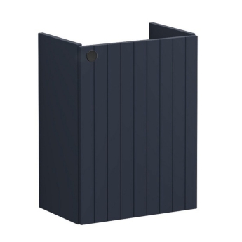 Vitra Root Groove Compact Wall Hung 1-Door Vanity Unit with Basin 450mm Wide | Product Image