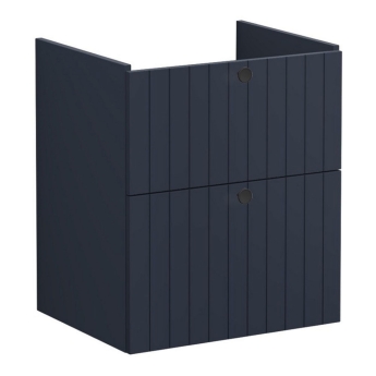 Vitra Root Groove Wall Hung 2-Drawer Vanity Unit with Basin 600mm Wide | Product Image
