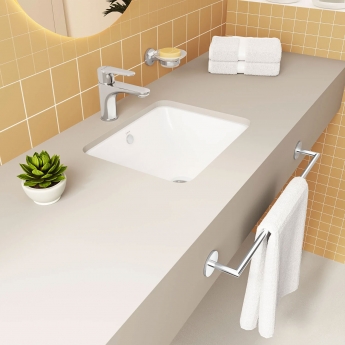 Vitra S20 Compact Under-Counter Basin 450mm Wide 0 Tap Hole