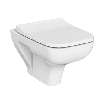 VitrA S20 Square Smoothflush Rimless Wall Hung Toilet (inc Soft Close Seat) | Product Image