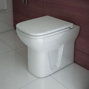 Vitra S20 Back to Wall Toilet - Standard Seat