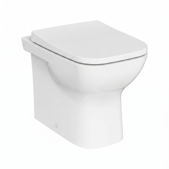 VitrA S20 Square Smoothflush Rimless Back to Wall Toilet (inc Soft Close Seat) | Product Image