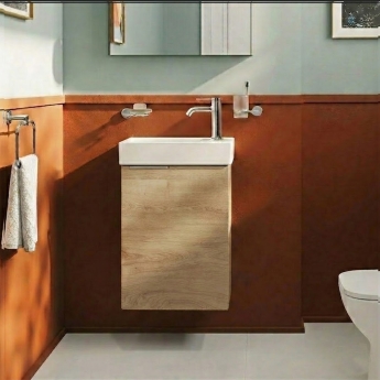 Vitra S20 Square RH Wall Hung Vanity Unit and Basin 450mm Wide | Product Image