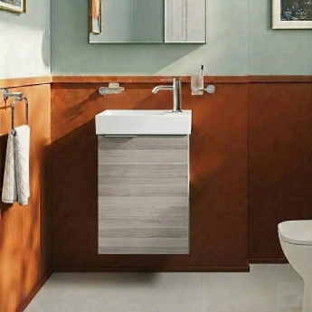Vitra S20 Square RH Wall Hung Vanity Unit and Basin 450mm Wide | Product Image