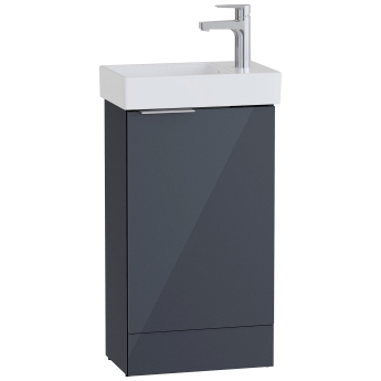Vitra S20 Square RH Floor Standing Vanity Unit and Basin 450mm Wide | Product Image