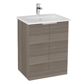 Vitra S20 Square Floor Standing 2-Door Vanity Unit and Basin 600mm Wide | Product Image