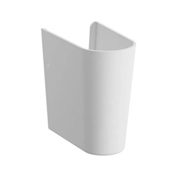 Vitra S50 Basin and Semi Pedestal 550mm Wide - 1 Tap Hole