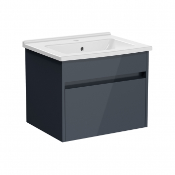 Vitra S50+ Wall Hung 1-Drawer Vanity Unit with Basin
