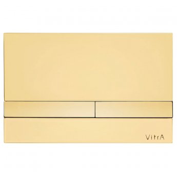 Vitra Select Mechanical Dual Flush Plate - Gold