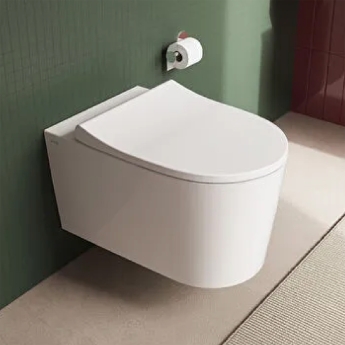VitrA Sonic Flush Wall Hung Toilet (inc Soft Close Seat) | Product Image
