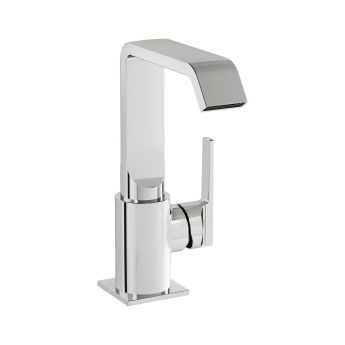 Vitra Suit Single Lever Side Action Basin Mixer Tap - Chrome | Product Image