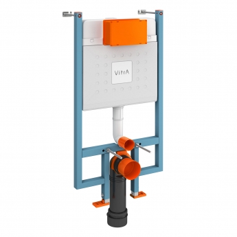Vitra V-Fix Wall Hung Toilet Frame with Concealed Cistern - 1120mm H x 540mm W | Product Image
