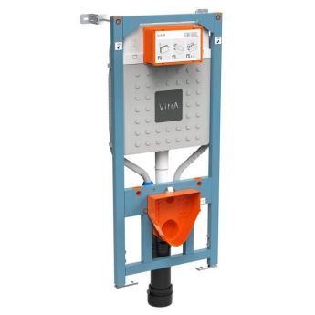 Vitra V12 Wall Hung Toilet Frame with Concealed Cistern - 1120mm H x 500mm W