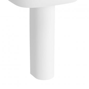 Vitra Zentrum Basin with Full Pedestal 645mm Wide - 1 Tap Hole