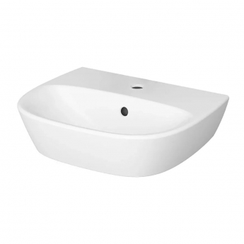 Vitra Zentrum Wall Hung Cloakroom Basin 450mm Wide - 1 Tap Hole