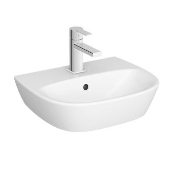 Vitra Zentrum Wall Hung Cloakroom Basin 450mm Wide - 1 Tap Hole