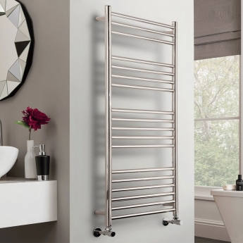 Vogue Chube Stainless Steel Heated Ladder Towel Rail | Product Image