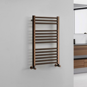 Vogue Focus Metallics Heated Ladder Towel Rail | Product Image