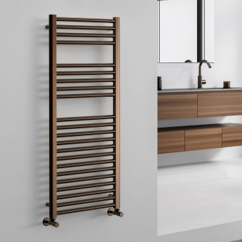 Vogue Focus Metallics Heated Ladder Towel Rail | Product Image