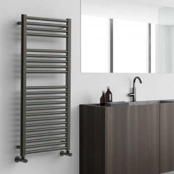 Vogue Focus Metallics Heated Ladder Towel Rail | Product Image