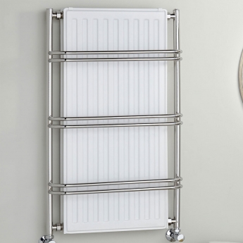 Vogue Nexus III Designer Heated Towel Rail 900mm H x 525mm W - Chrome | Product Image