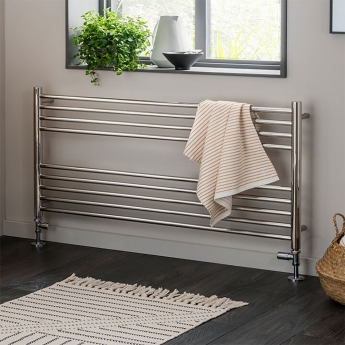 Vogue Pearl Horizontal Stainless Steel Ladder Towel Rail | Product Image
