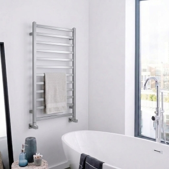 Vogue Serene Designer Heated Towel Rail 1000mm H x 500mm W - Chrome | Product Image