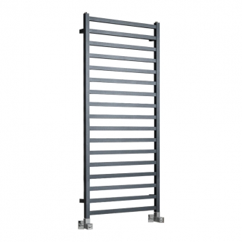 Vogue Serene Anthracite Square Tube Designer Ladder Towel Rail | Product Image