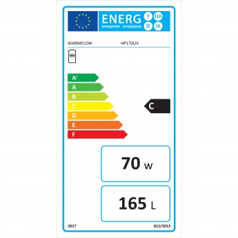 Warmflow Nero Heat Pump Unvented Stainless Steel Hot Water Cylinder - 165 Litre
