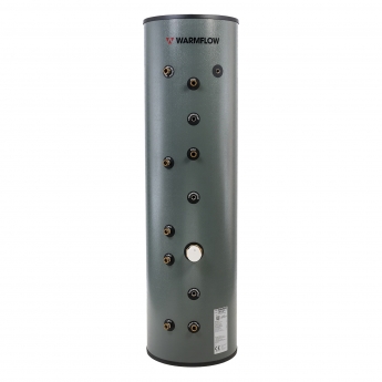 Warmflow Nero TRIPLE Coil Vented Stainless Steel Hot Water Cylinder 240 LITRE