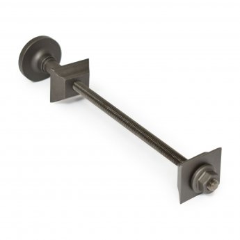 West Cast Iron Radiator Luxury Wall Stay Fixing Single - Light Pewter