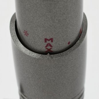 West Delta Corner TRV Thermostatic Radiator Valve and Lockshield - Dark Metallic Grey