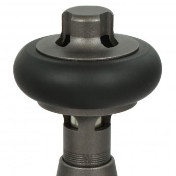 West Eton Angled Manual Radiator Valve and Lockshield - Light Pewter