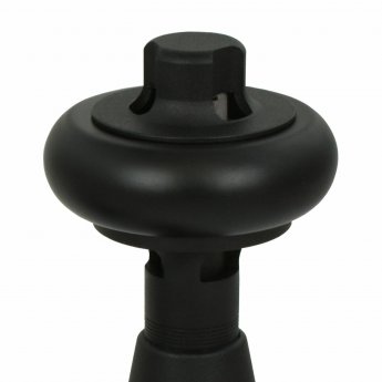 West Faringdon Angled Thermostatic Radiator Valve and Lockshield - Textured Black