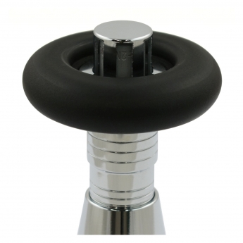 West Jaguar TRV Straight Thermostatic Radiator Valve and Lockshield - Chrome | Product Image