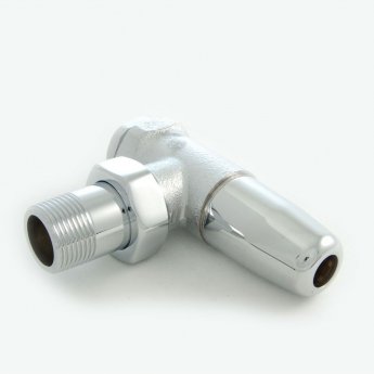 West Old School Radiator Valve and Lockshield 3/4 Inch - Chrome