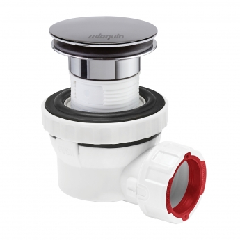Wirquin Nano 6.7 Quick-Clac Universal Basin Waste and Trap with Chrome Cover