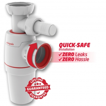 Wirquin Neo Zero Leak Kitchen Sink Bottle Trap with Appliance Spigot