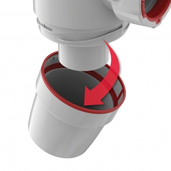 Wirquin Neo Air Zero Leak Kitchen Sink Bottle Trap with Appliance Spigot