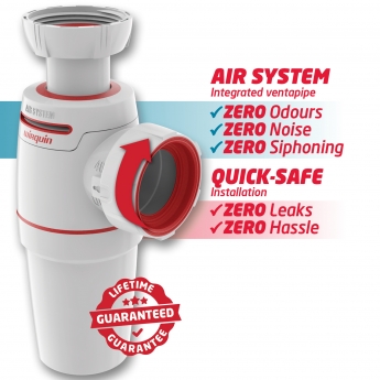 Wirquin Neo Air Zero Leak Kitchen Sink Bottle Trap