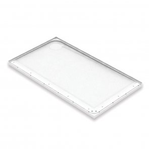 AKW Mullen Rectangular Shower Tray with Gravity Waste 1300mm x 700mm - Left Handed